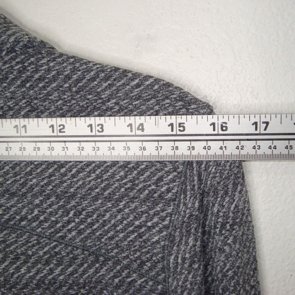 Lululemon Jacket Womens Size 8 White 1/2 Zip Pullover Thumbholes Gray White - Picture 4 of 11